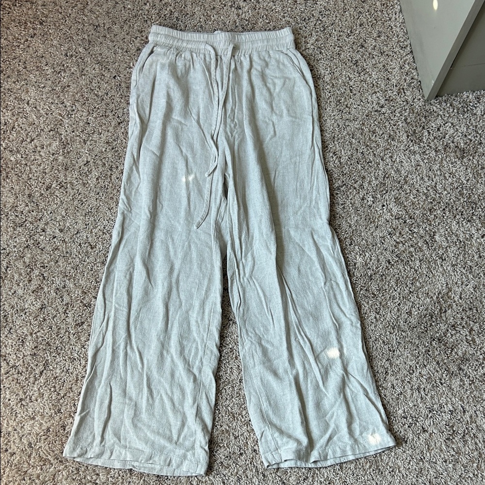 Women's Casual Light Gray Pants